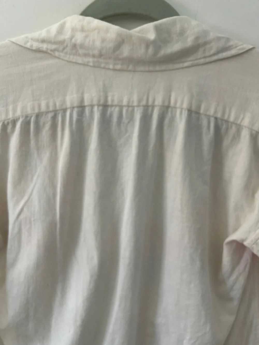 Vintage Embroidered Boho Pullover Top - Hippie Floral Bib and Wide Collar - Picture 9 of 16